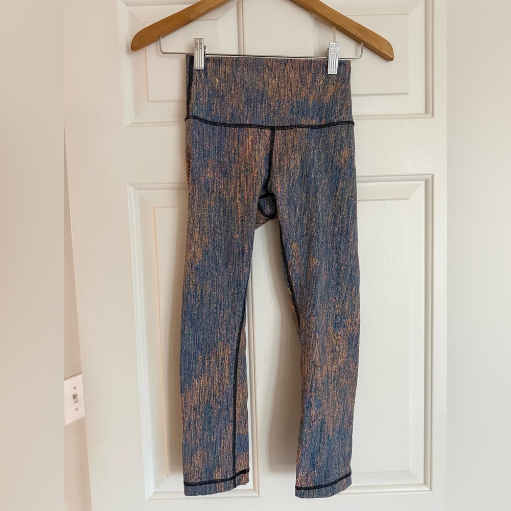 NWOT Lululemon Wunder Under High-Rise 21” Spectral Fusion Luxtreme Jacquard - Picture 3 of 5